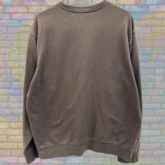Vintage Eddie Bauer Classic Logo Brown Minimalist Sweatshirt Size XL - Picture 2 of 5